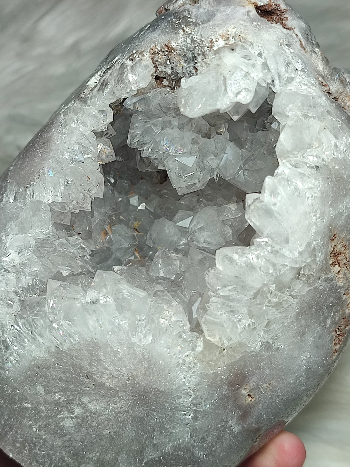 Ágata lavanda Cristalizada extra con 1178 gramos