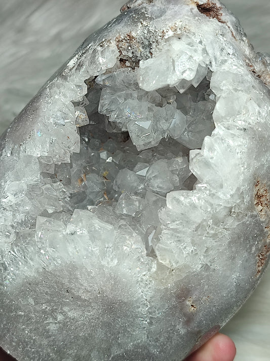 Ágata lavanda Cristalizada extra con 1178 gramos