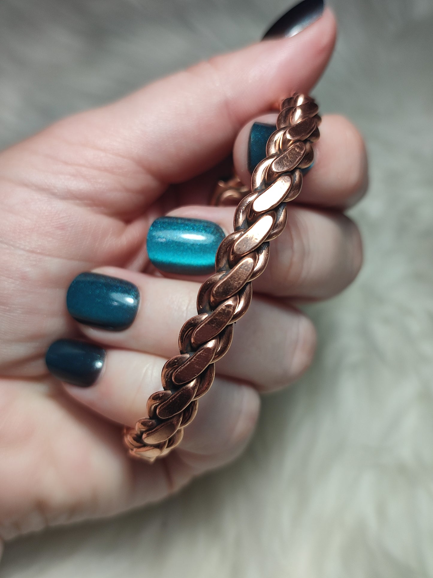 Brazalete ajustable de Cobre