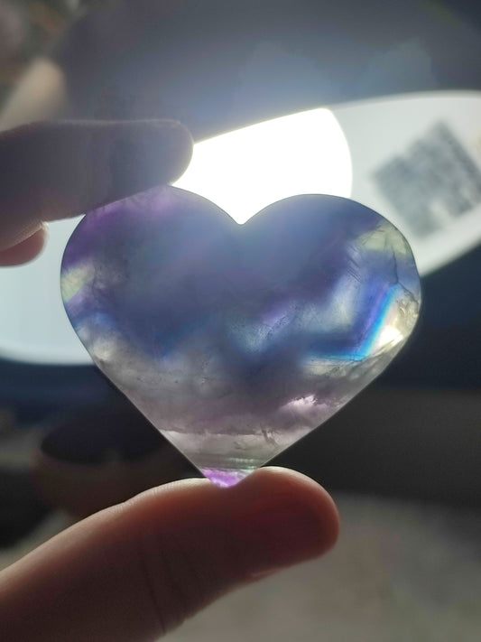 Corazón flúorita n°120