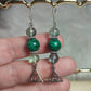Pendientes largos - Modelo Slytherin