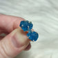 Pendientes plata 925 con mineral en bruto