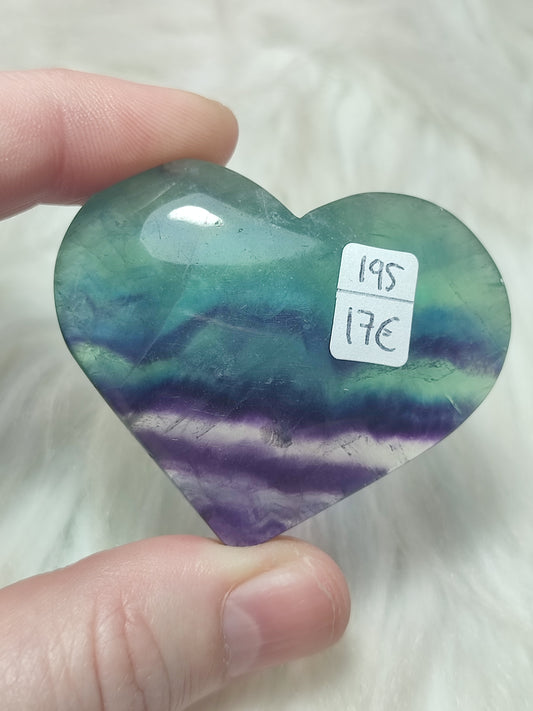 Corazón flúorita n°195