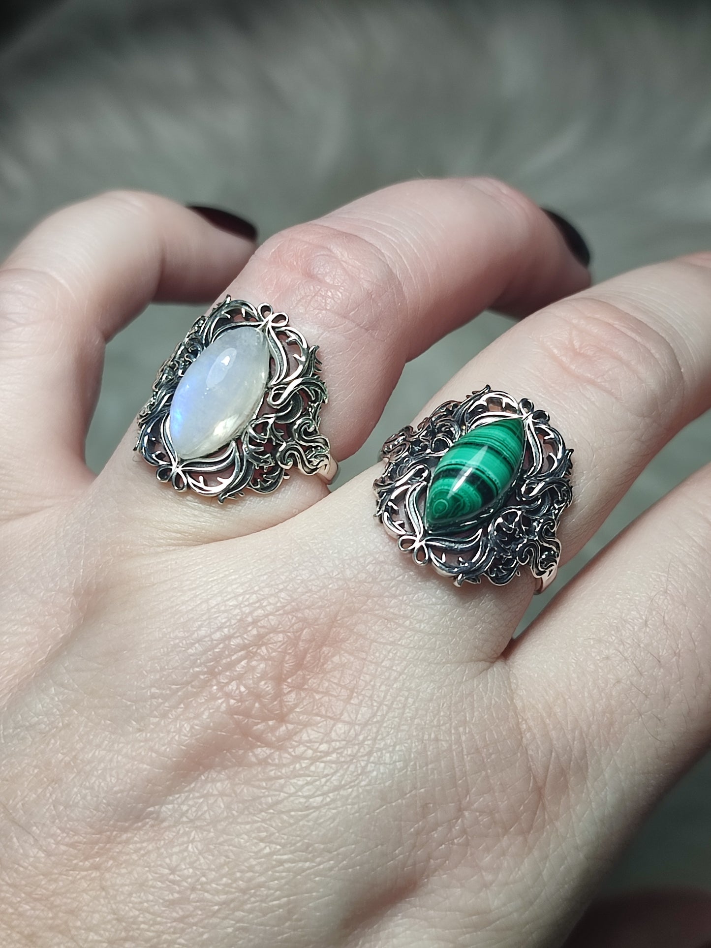 Anillo plata 925 Modelo Victoriano Ajustable