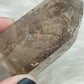Punta cuarzo ahumado y rutilo con hematite n°15