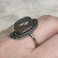 Anillo bisutería con labradorita - n° 9