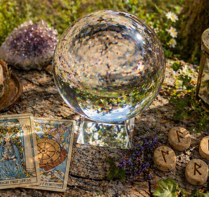 Bola De Cristal Para Adivinación