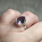 Anillo plata 925 con topacio místico - ajustable n° 23
