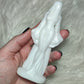 Sacerdotisa tallada en jade blanco - Modelo Velo