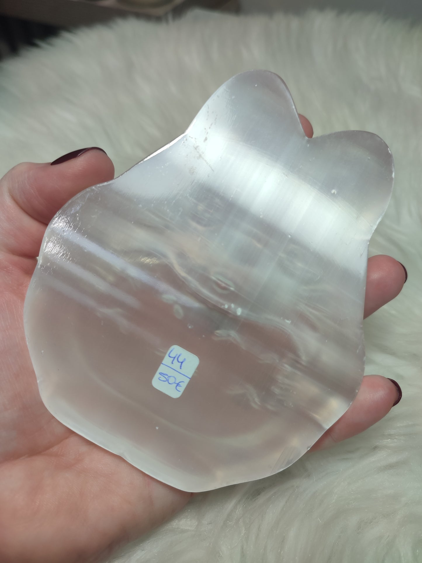 Bol Mi vecino Totoro tallado en selenita