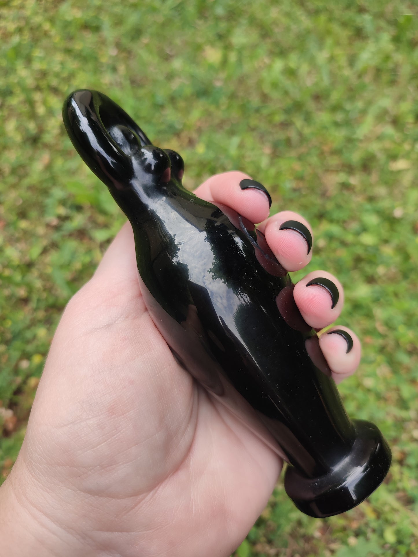 Diosa Espiral Obsidiana negra