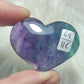 Corazón flúorita n°69