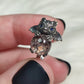 Anillo plata de ley 925 con cuarzo jardín - Dragón bebé 303
