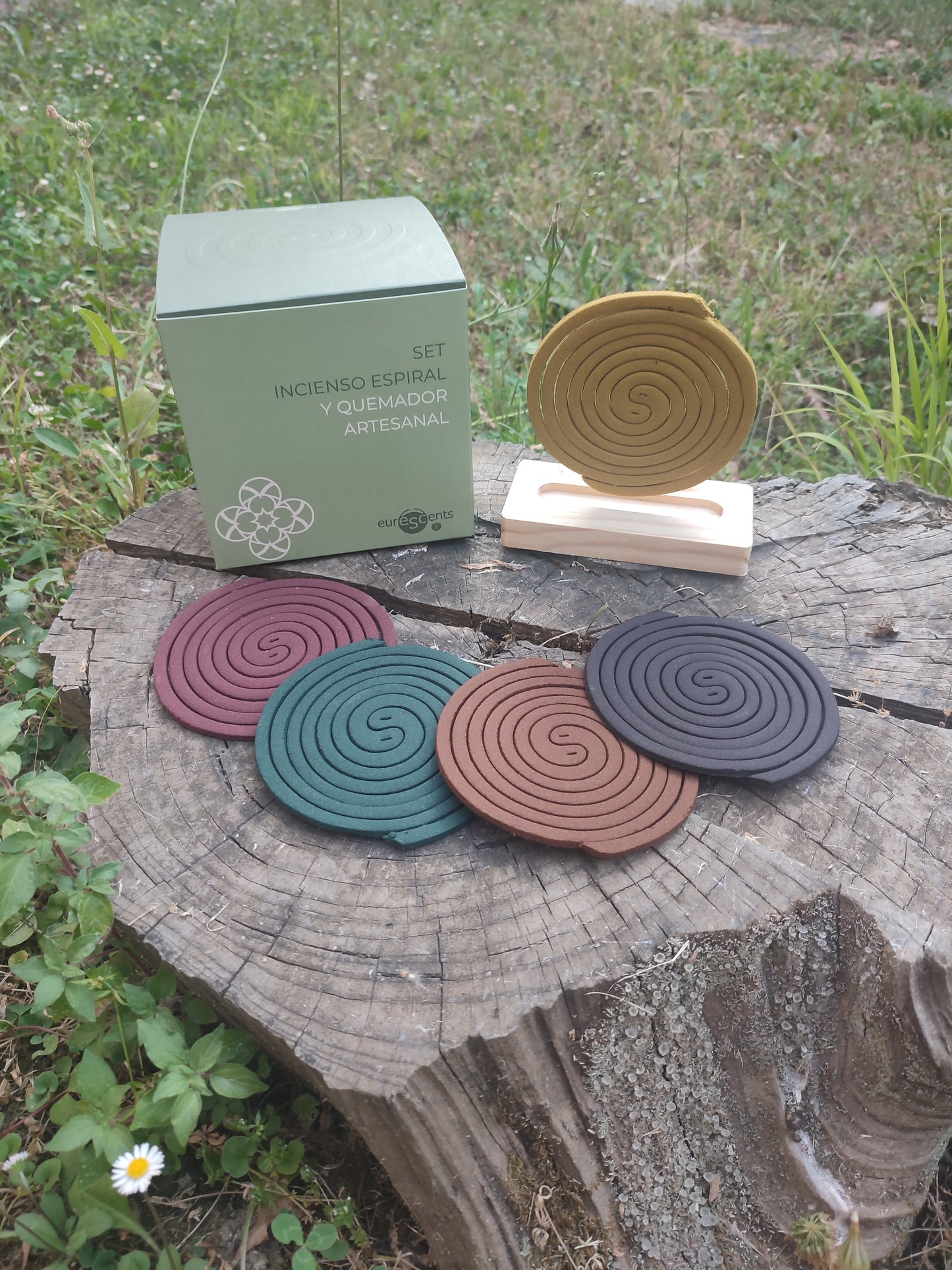Set incienso + Quemador Artesanal