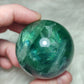 Esfera fluorita snowflake 222 gramos