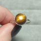 Anillo plata 925 piedra luna o ojo de Tigre - Modelo Destino