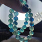Pulsera elástica esferas de flúorita 10 mm