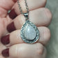 Colgante plata 925 con piedra luna n° 37