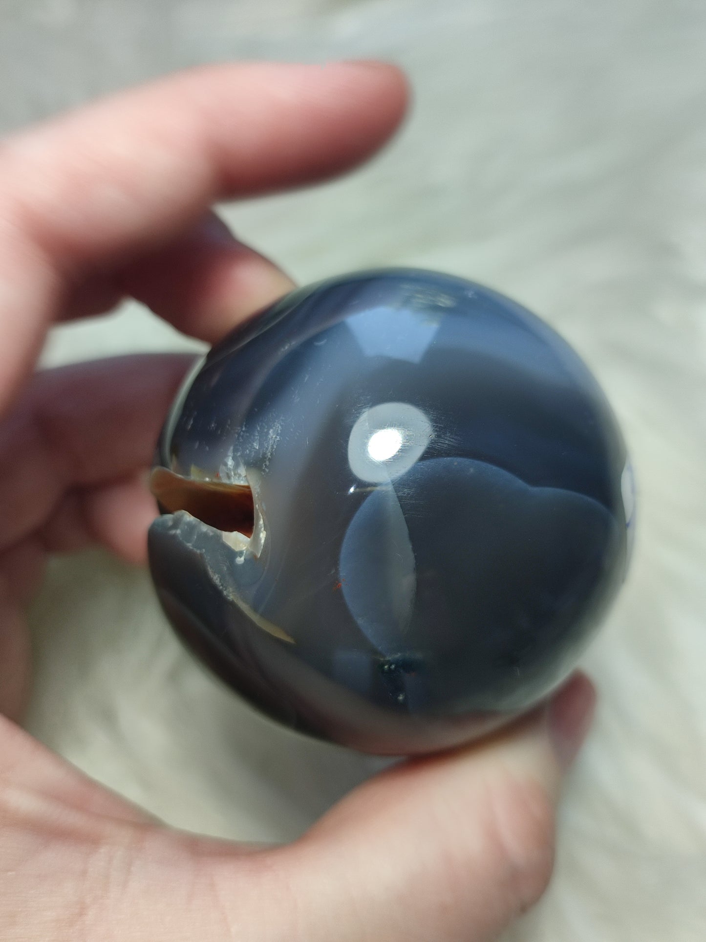 Esfera ágata orca n° 92