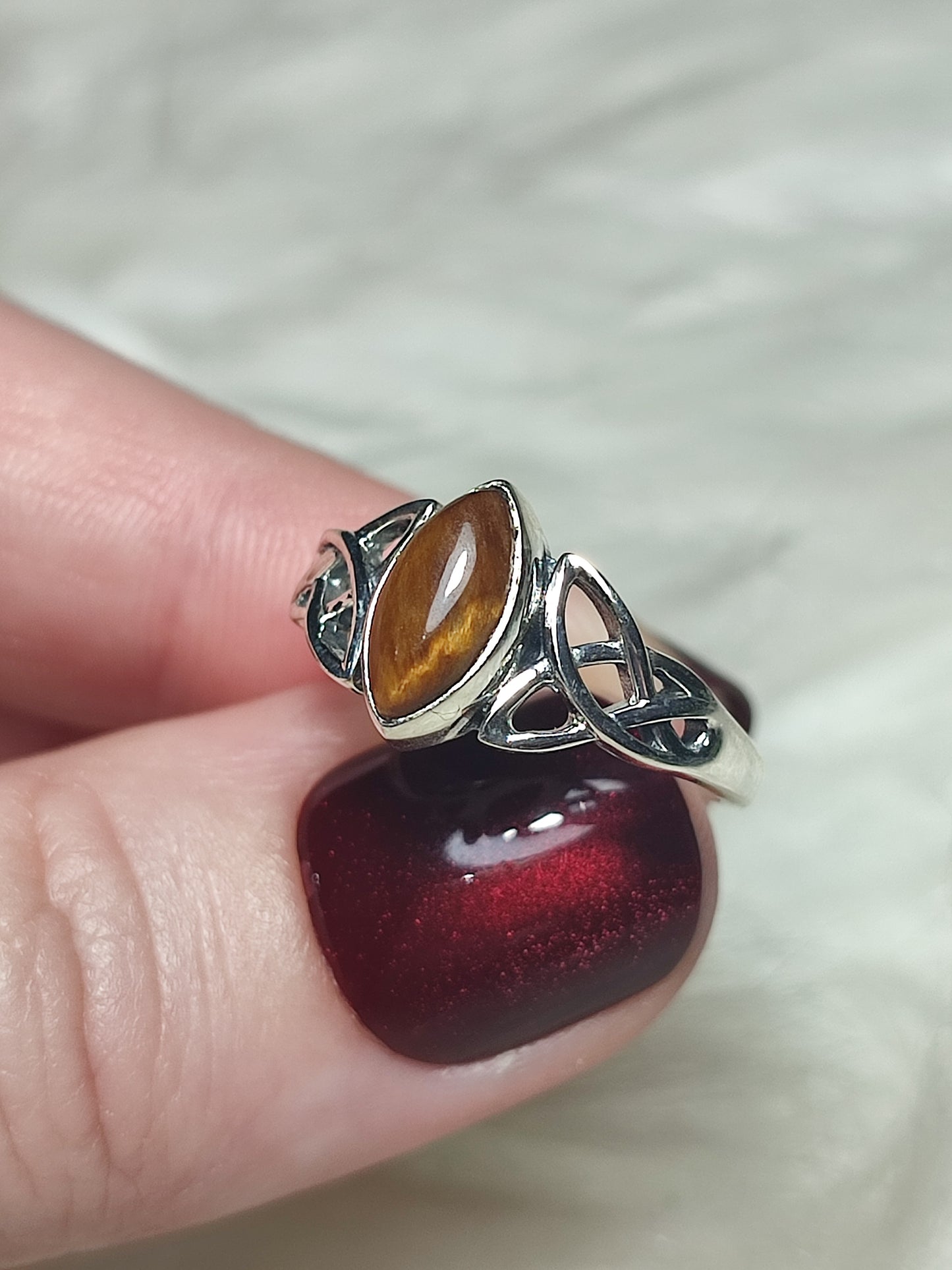 Anillo plata 925 Modelo Nudo Celta Ajustable