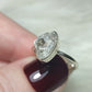 Anillo plata 925 con Diamante Herkimer Ajustable - VIDEO
