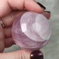 Esfera rosa cuarzo rosa Madagascar con star n°142 - Video