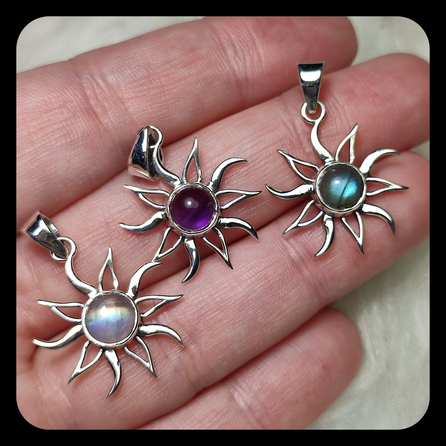 Colgante plata 925  Modelo Sol