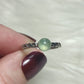 Anillo plata 925 con prehnita - ajustable n° 32