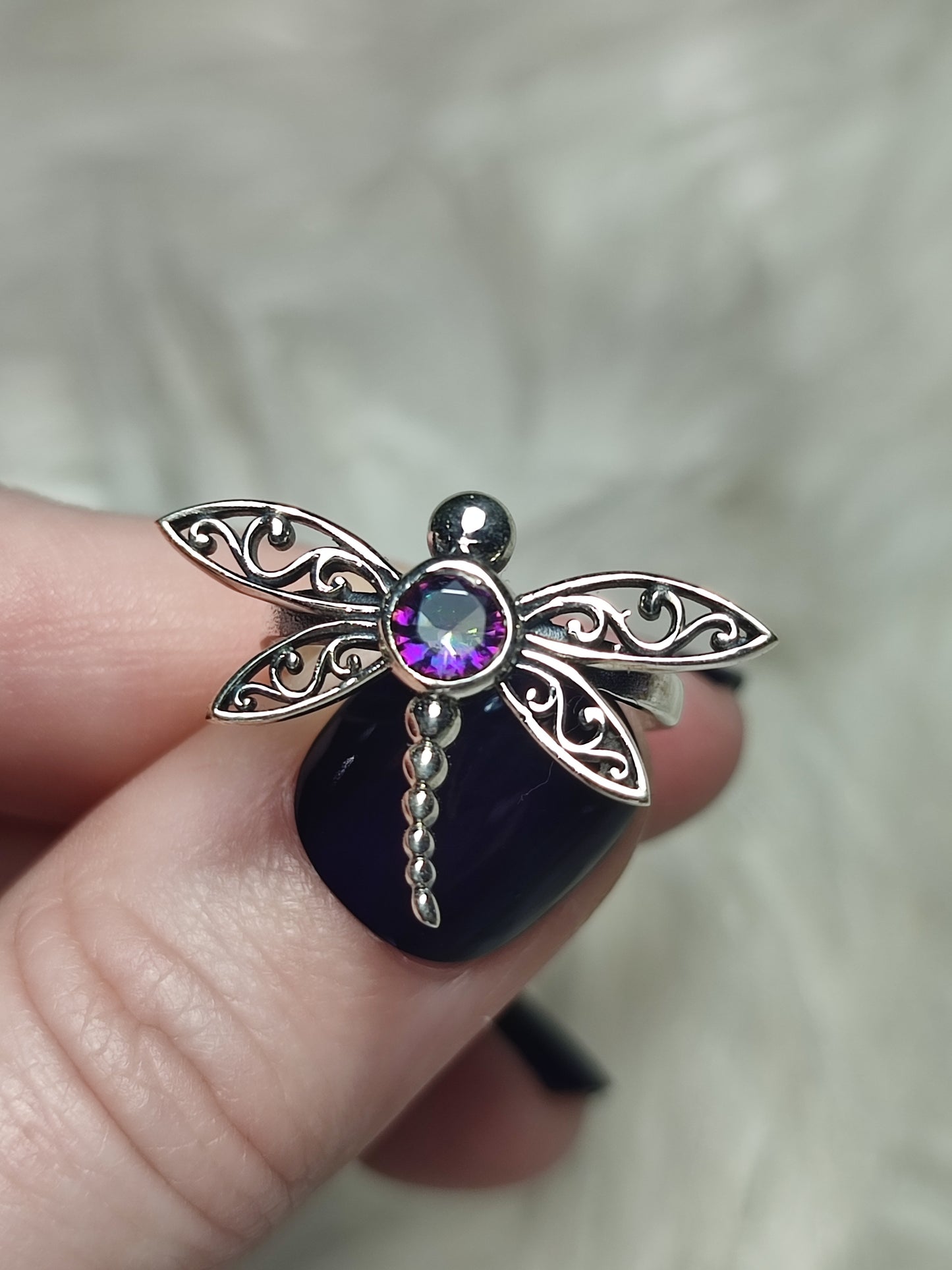 Anillo plata 925 Modelo libélula