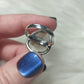Anillo plata 925 con cuarzo rutilo - ajustable n° 18