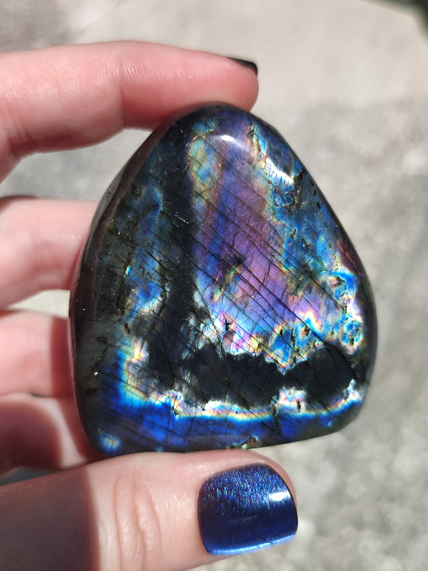 Monolito labradorita flash Espectrolita - Ver video