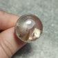 Anillo baño de plata con cuarzo rutilo n°1
