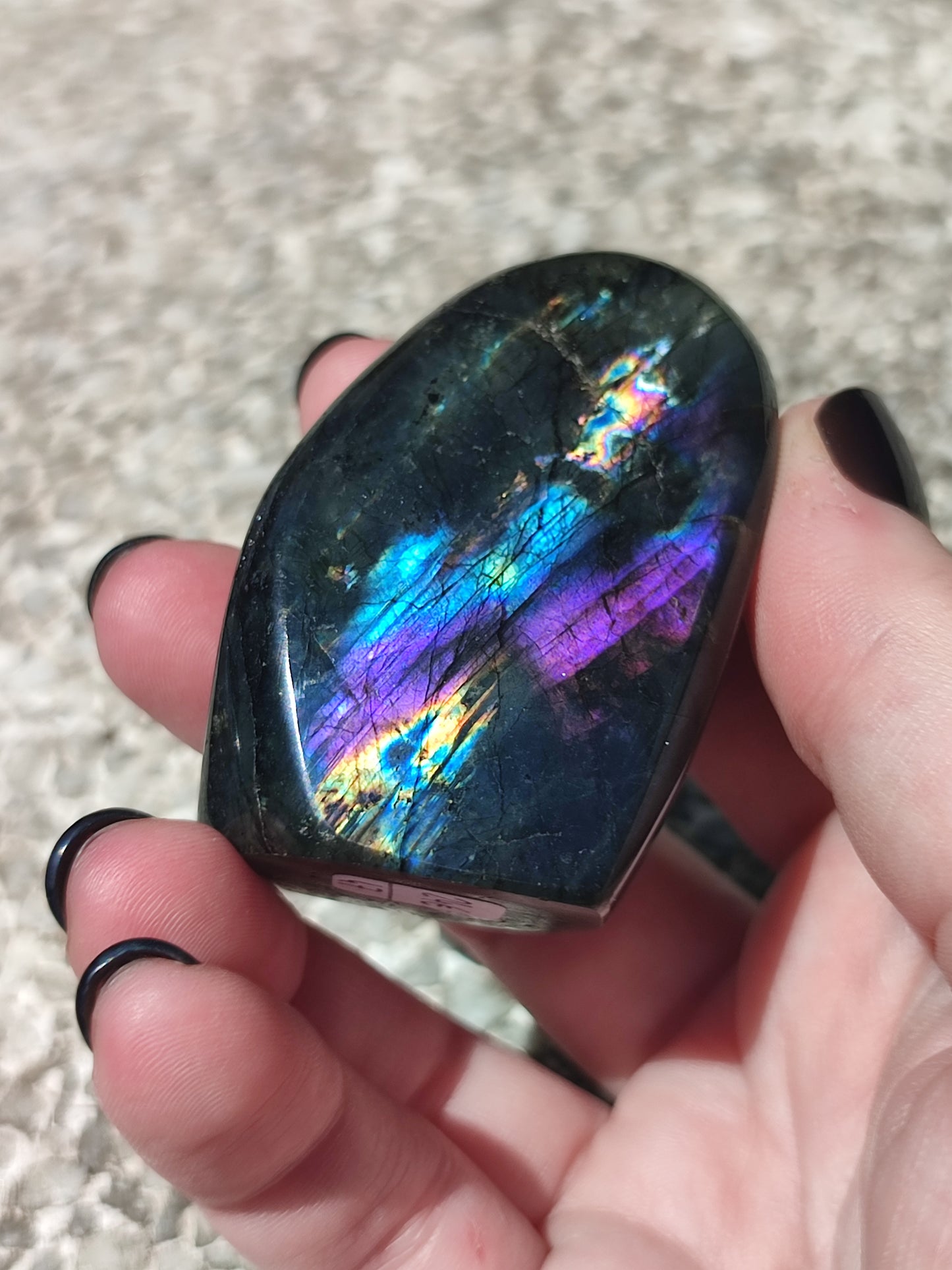 Monolito labradorita flash Espectrolita - Ver video