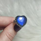 Anillo plata 925 con labradorita flash - ajustable n° 49