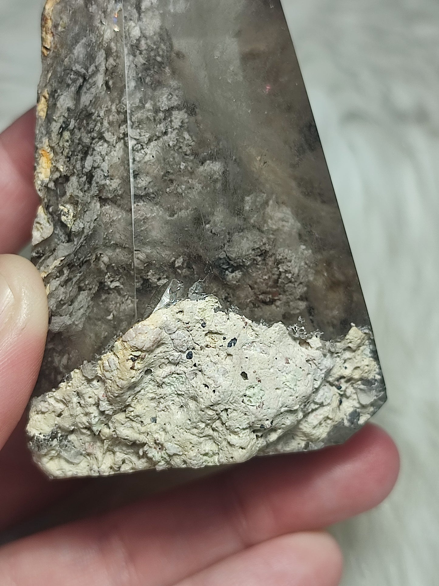 Punta cuarzo jardín n°58