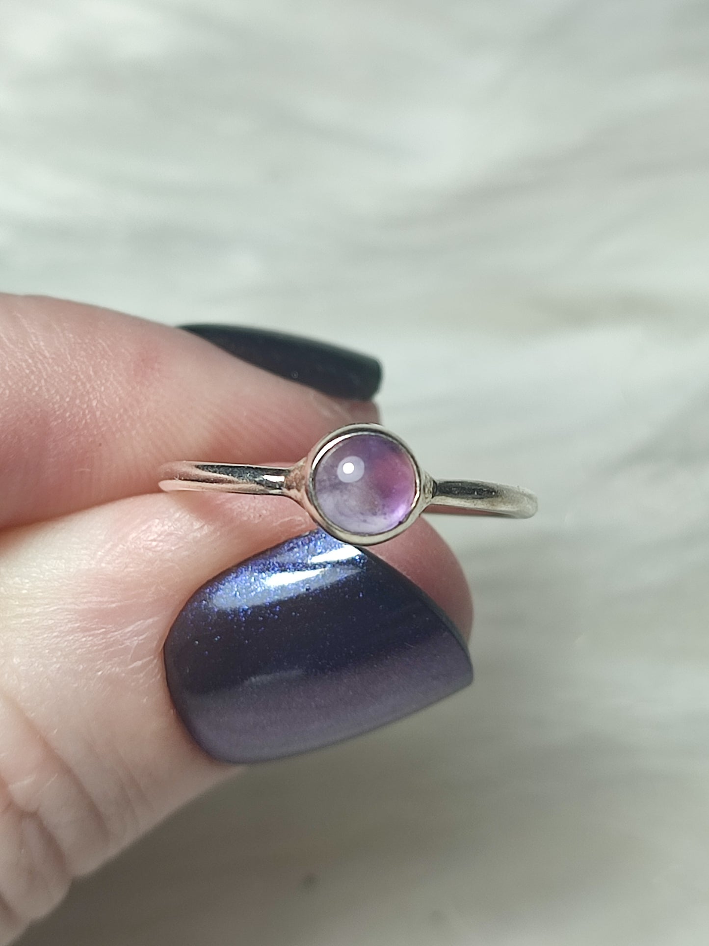 Anillo plata 925 con mineral 18.50 mm - Leer descripción