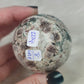 Esfera jaspe verde flor 222 gramos - n° 8