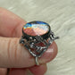 Anillo plata 925 con labradorita espectrolita - ajustable n° 10