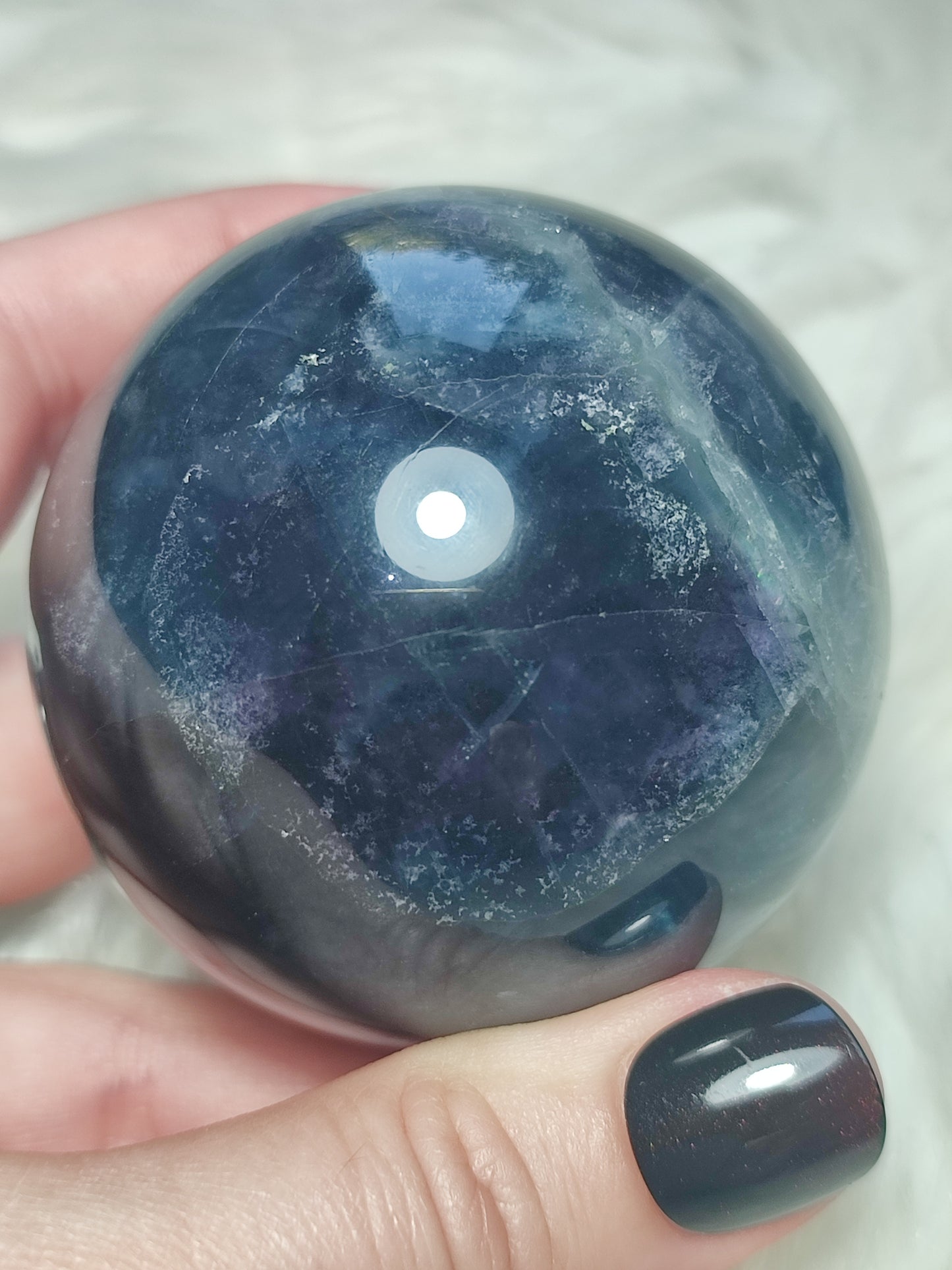 Espera fluorita azul de alta calidad n° 84