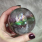 Hermosa esfera Flúorita arcoiris 585 gramos - VIDEO