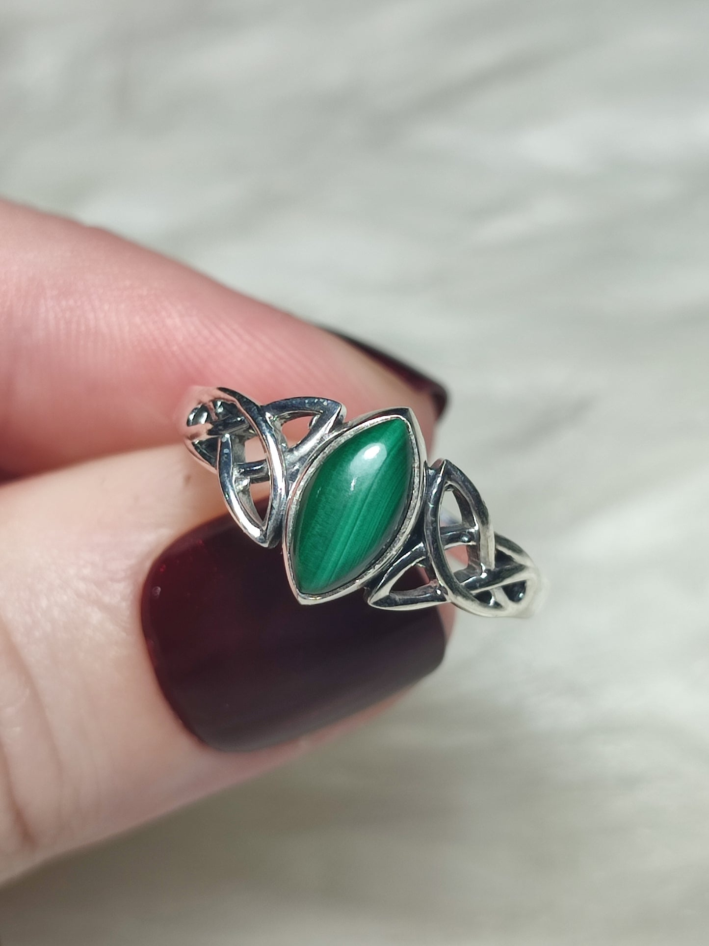 Anillo plata 925 Modelo Nudo Celta Ajustable