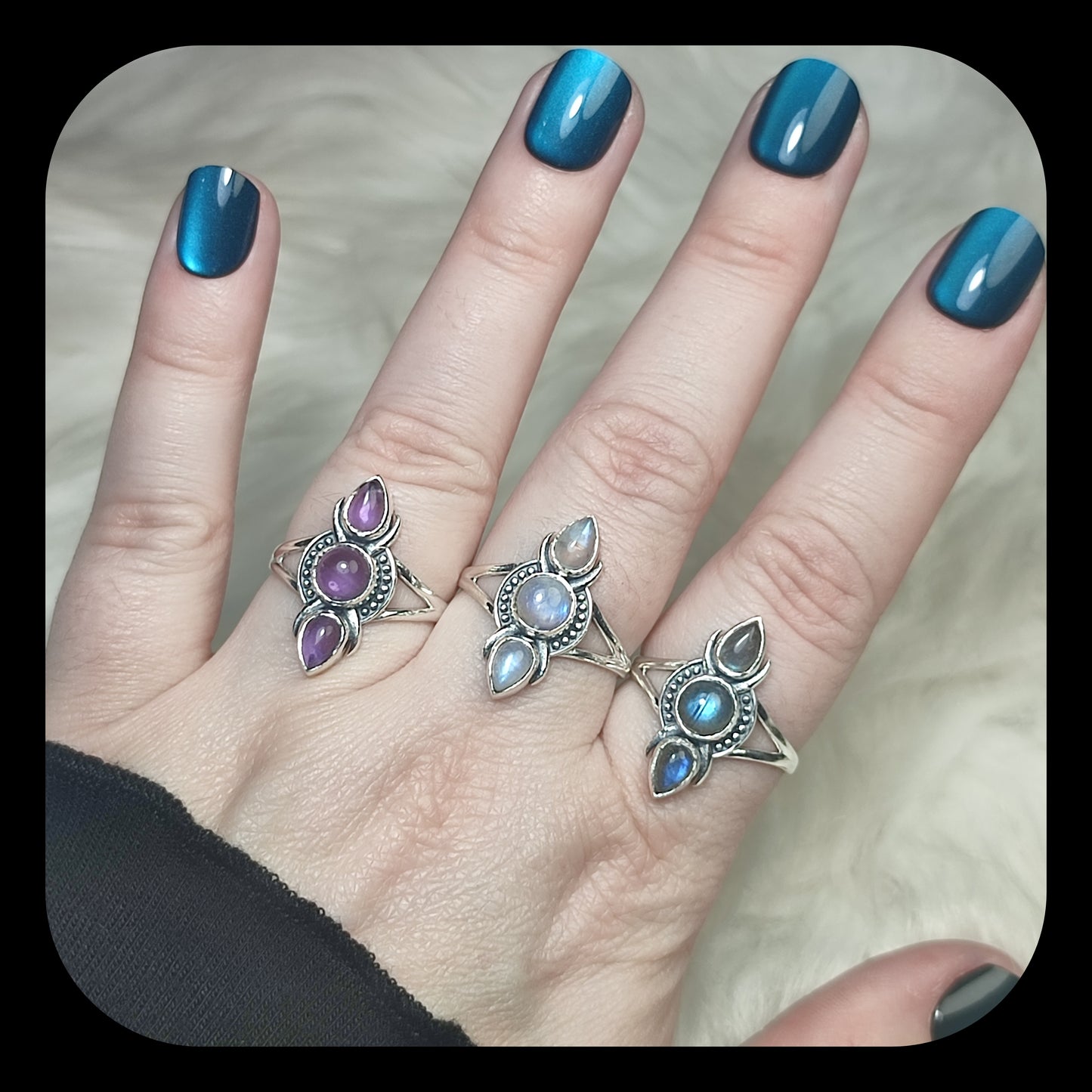 Anillo plata 925  Modelo Hecate