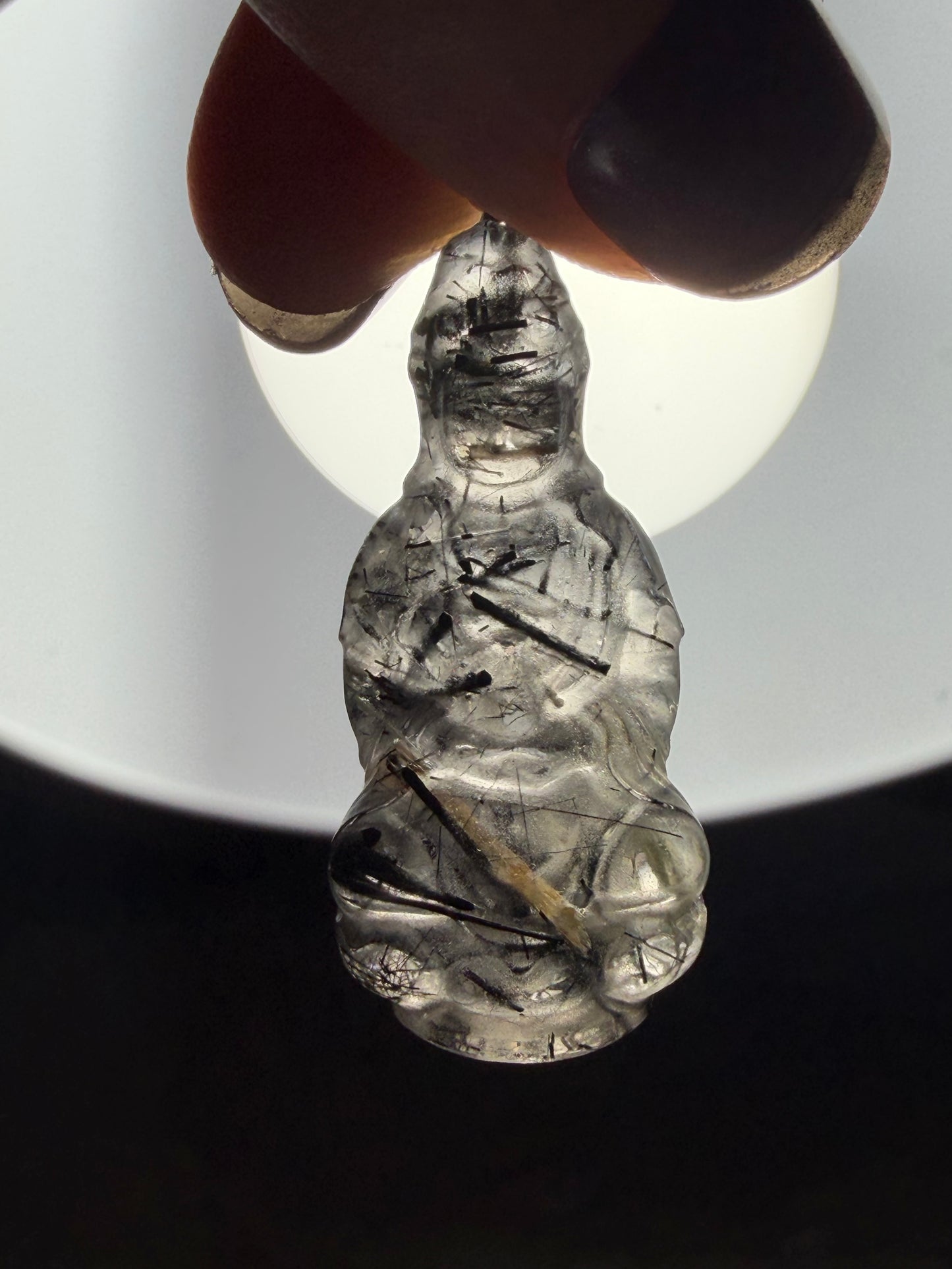 Collar Diosa Kwan Yin - Varios minerales
