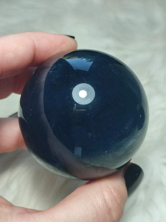 Esfera fluorita azul de alta calidad n° 81