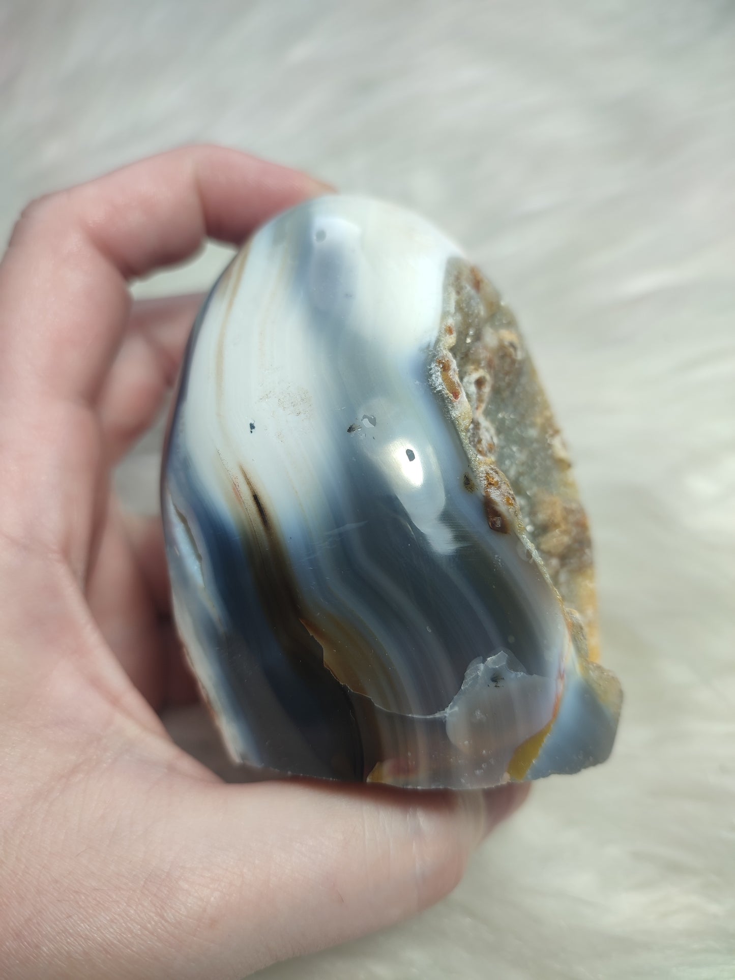 Ágata Orca Cristalizada número 63