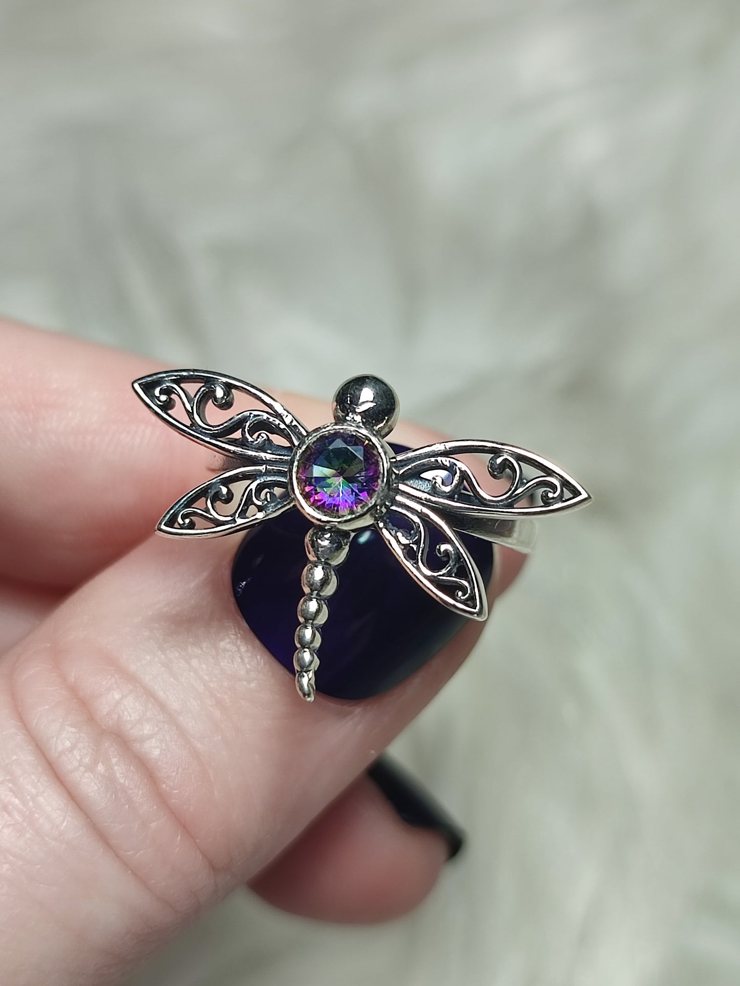 Anillo plata 925 Modelo libélula