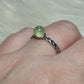 Anillo plata 925 con prehnita - ajustable n° 32