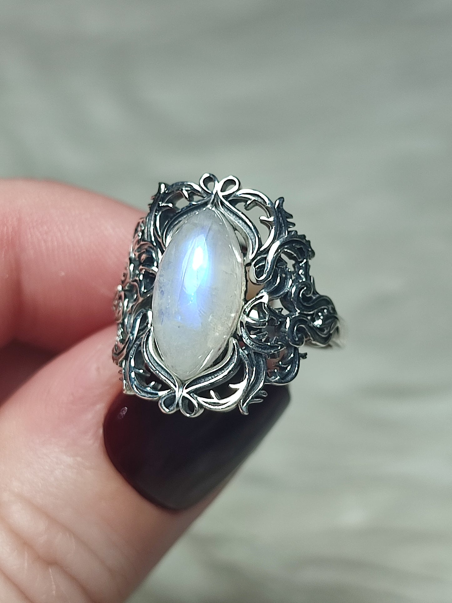 Anillo plata 925 Modelo Victoriano Ajustable