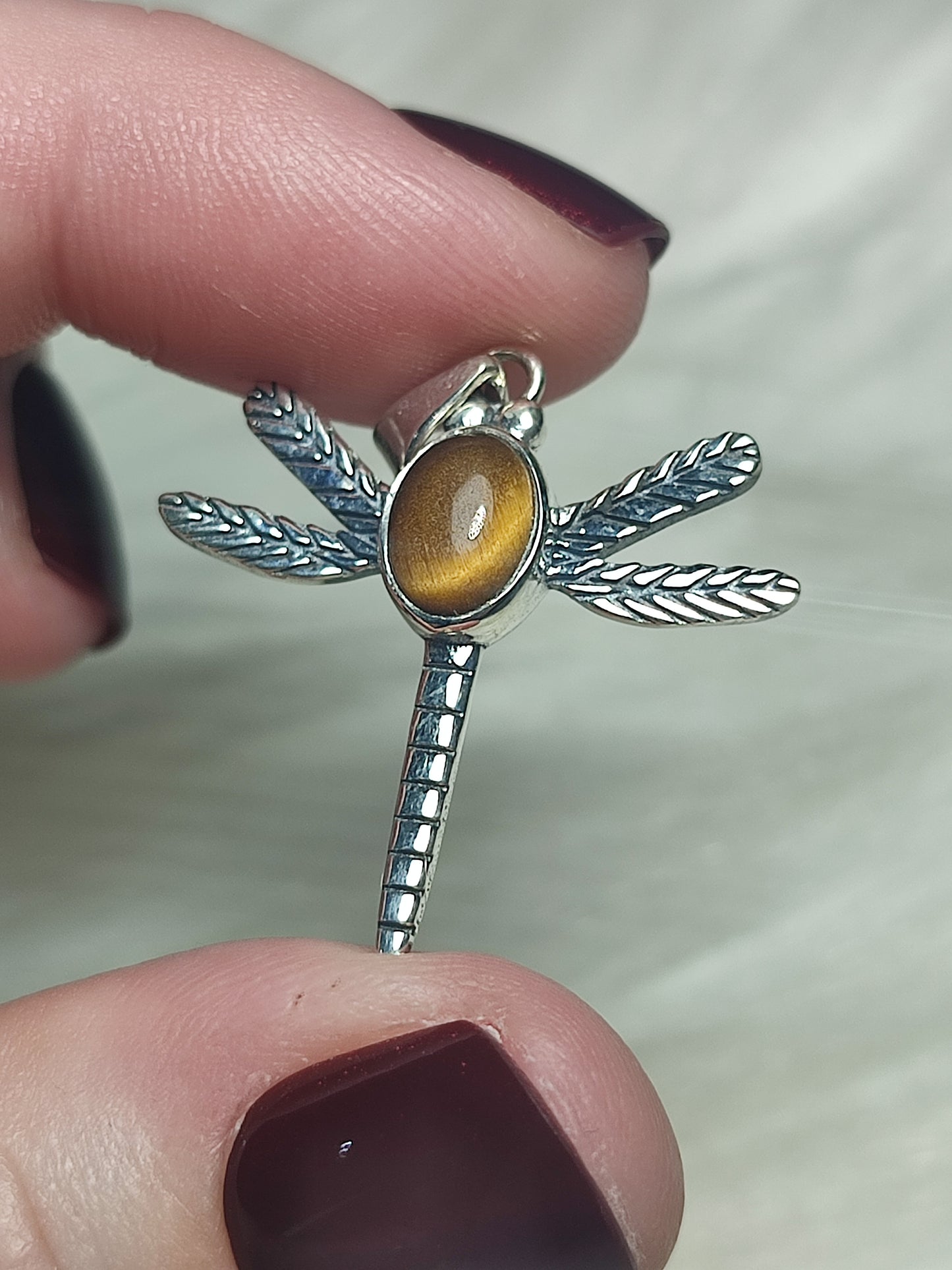 Colgante plata 925 Modelo libélula