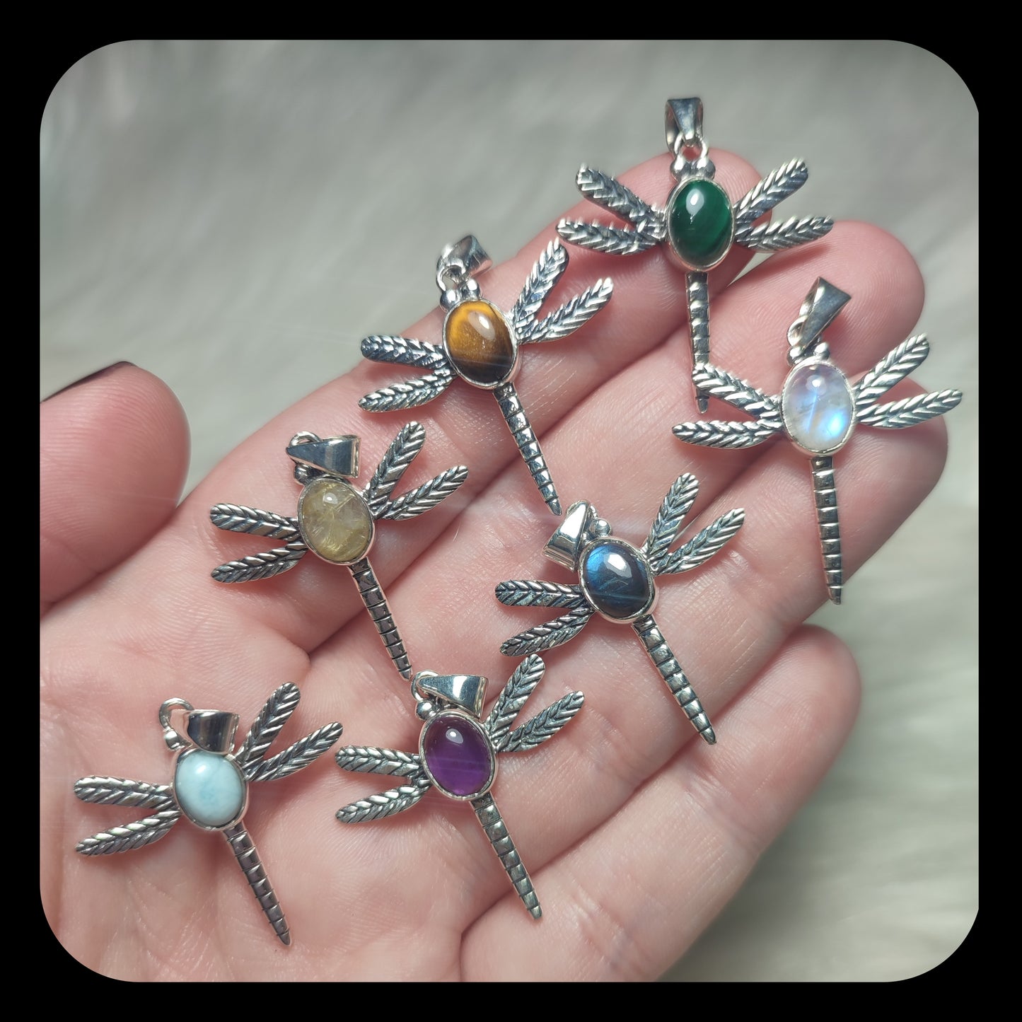 Colgante plata 925 Modelo libélula